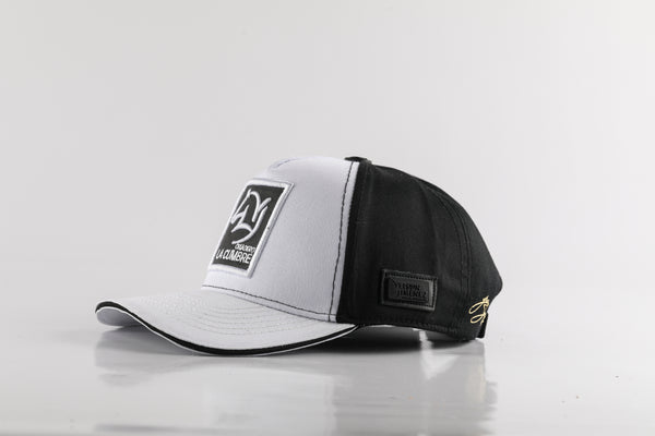 GORRA BLANCA/ NEGRO